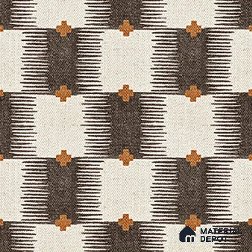 Moroccan Floor Tile TL 12346 PS 354 1 ft x 1 ft Matte Finish Ceramic Tile - 9 mm