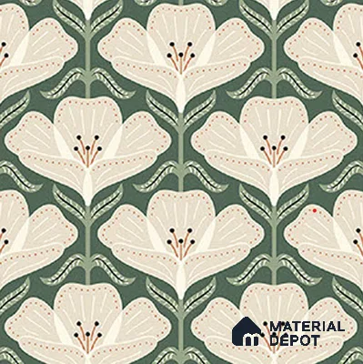 Moroccan Floor Tile TL 12340 PS 322 1 ft x 1 ft Matte Finish Ceramic Tile - 9 mm | Suitable For Bathroom, Balcony, Kitchen