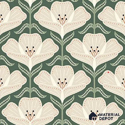 Moroccan Floor Tile TL 12340 PS 322 1 ft x 1 ft Matte Finish Ceramic Tile - 9 mm