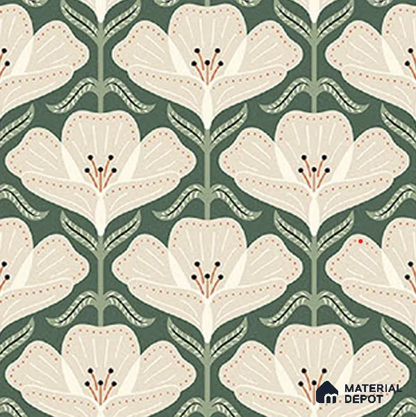 Moroccan Floor Tile TL 12340 PS 322 1 ft x 1 ft Matte Finish Ceramic Tile - 9 mm | Suitable For Bathroom, Balcony, Kitchen