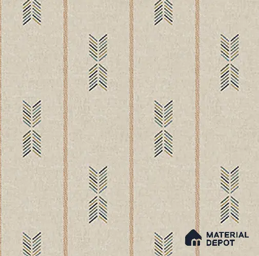 Moroccan Floor Tile TL 12344 PS 352 1 ft x 1 ft Matte Finish Ceramic Tile - 9 mm