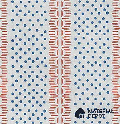 Moroccan Floor Tile TL 12356 PS 364 1 ft x 1 ft Matte Finish Ceramic Tile - 9 mm | Suitable For Bathroom, Balcony, Kitchen