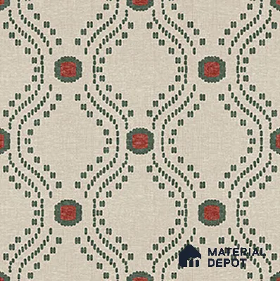Moroccan Floor Tile TL 12349 PS 357 1 ft x 1 ft Matte Finish Ceramic Tile - 9 mm | Suitable For Bathroom, Balcony, Kitchen