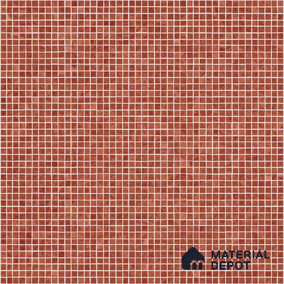 Mosaic Look Floor & Wall Tile TL 10970 B Mosaic Red 2 ft x 2 ft Vitrified Punch Matte Finish - 9 mm | Suitable for Parking, Outdoor, Balcony & Terrace