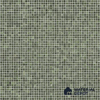Mosaic Look Floor & Wall Tile TL 10970 Mosaic Green 2 ft x 2 ft Vitrified Punch Matte Finish - 9 mm | Suitable for Parking, Outdoor, Balcony & Terrace