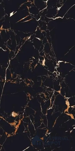 Marble Floor & Wall Tile TL 12922  Phoenix Gold 4 ft x 2 ft Vitrified High Gloss Finish - 9 mm | 3 Random Design | Suitable for Living Room, Bedroom & Dining