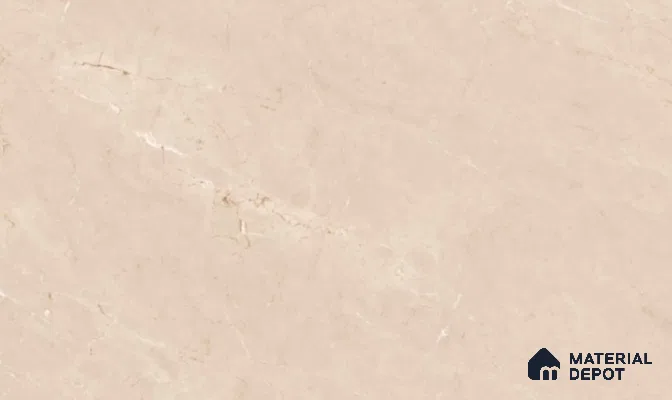 Marble Floor & Wall Tile TL 12920 Marfilo Beige 6 ft x 4 ft Matte Finish White Body Tile - 9 mm | Suitable For Living Room, Bedroom & Dining