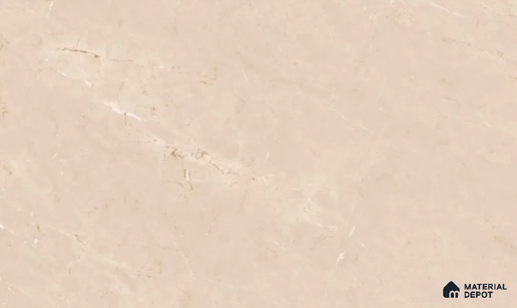 Marble Floor & Wall Tile TL 12920 Marfilo Beige 6 ft x 4 ft Matte Finish White Body Tile - 9 mm | Suitable For Living Room, Bedroom & Dining