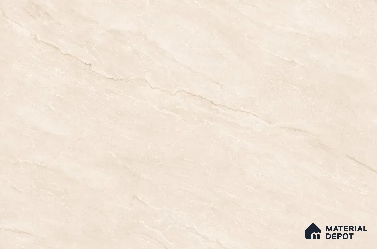 Marble Floor & Wall Tile TL 12912 Granio Beige  6 ft x 4 ft Velvet Finish Vitrified Tile - 9 mm | 3 Random Design | Suitable For Living Room, Bedroom & Dining