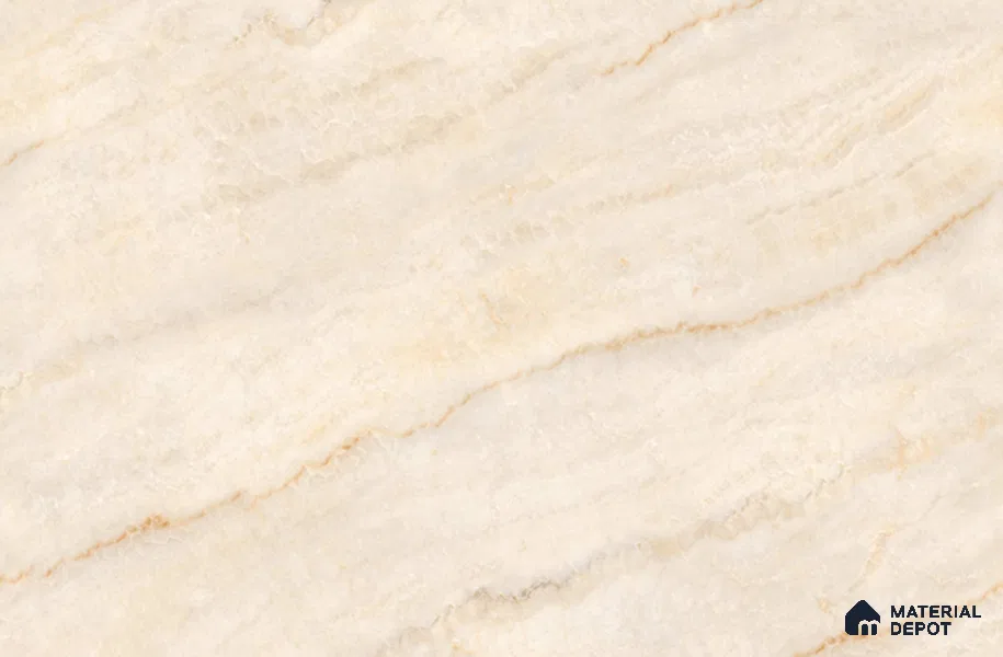 Marble Floor & Wall Tile TL 12913 Opel Onyx Beige 6 ft x 4 ft Velvet Finish Vitrified Tile - 9 mm | 3 Random Design | Suitable For Living Room, Bedroom & Dining