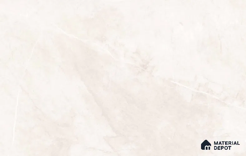 Marble Floor & Wall Tile TL 12919 Oman Light 6 ft x 4 ft Glossy Finish White Body Tile - 9 mm | Suitable For Living Room, Bedroom & Dining