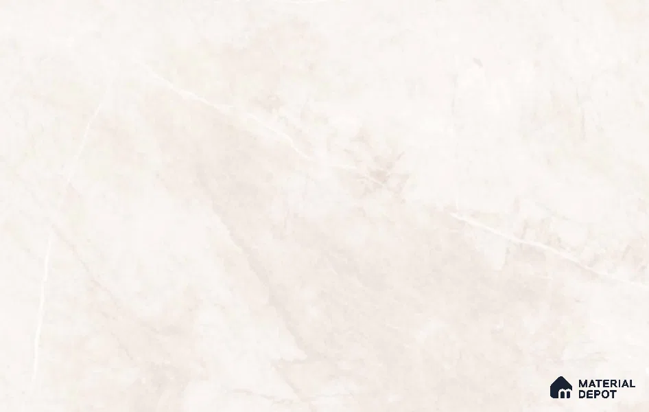 Marble Floor & Wall Tile TL 12919 Oman Light 6 ft x 4 ft Glossy Finish White Body Tile - 9 mm | Suitable For Living Room, Bedroom & Dining