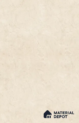 Marble Floor Large Format Tile TL 10776 Raw Beige Marfil 6 ft x 4 ft Glossy Finish Vitrified Colorbody Tile - 15 mm | Suitable for Living Room, Bedroom & Bathroom | Adhesive and Spacers Must be Used During Installation