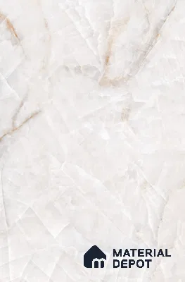 Marble Floor & Wall Tile TL 12917 Real Onyx 6 ft x 4 ft Polished Finish White Body Tile - 15 mm | 3 Random Design | Suitable For Living Room, Bedroom & Dining