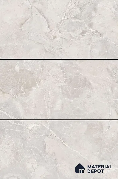 Marble Floor & Wall Tile TL 06409 Rustone Bianco 4 ft x 2 ft Matte Finish Vitrified Tile - 9 mm | Suitable for Living Room, Bedroom & Bathroom