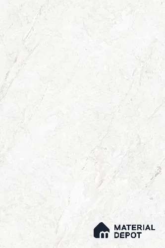 Marble Floor & Wall Large Format Tile TL 06416 Iris Bianco 6 ft x 4 ft Glossy Finish Vitrified Tile - 9 mm | Suitable for Living Room, Bedroom & Bathroom | Adhesive and Spacers Must be Used During Installation