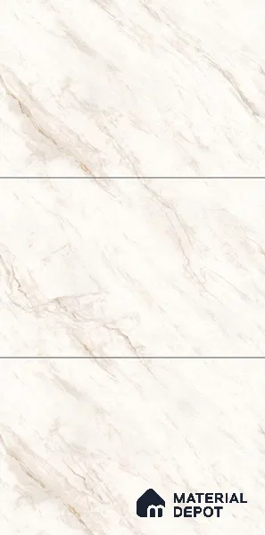 Marble Floor & Wall Large Format Tile TL 06424 Polarangelo Rust 6 ft x 4 ft Satin Finish Vitrified Tile - 9 mm | Suitable for Living Room, Bedroom & Bathroom | Adhesive and Spacers Must be Used During Installation
