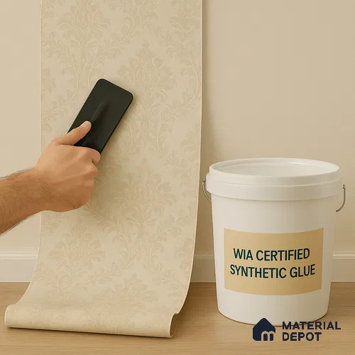 Standard Wallpaper installation - Wall MOQ - 2 rolls (approx. 115 Sq. Ft) - 1-Year Workmanship Warranty (Oil Primer Mandatory)