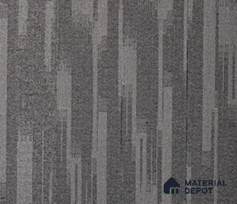 CT 00094 Belle 05 Carbon Grey Belle Series 1000x250 mm | Non Woven | 100 % Solution Dyed Olefin | 600 GSM | 1/2 Gauge | Eco Backing Carpet Tile