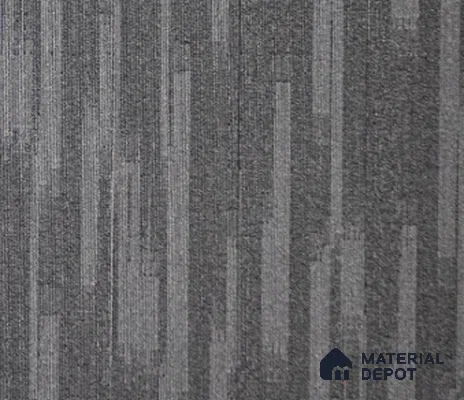 CT 00094 B Belle 06 Cool Grey Belle Series 1000x250 mm | Non Woven | 100 % Solution Dyed Olefin | 600 GSM | 1/2 Gauge | Eco Backing Carpet Tile