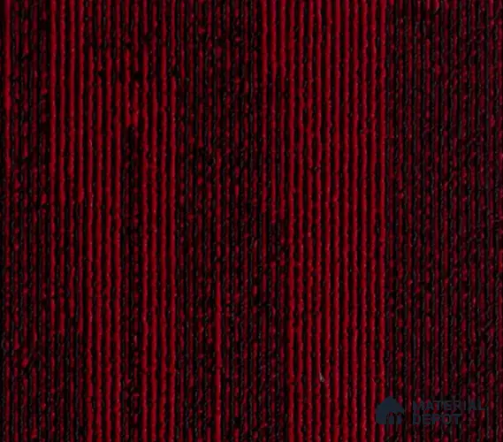 CT 00094 D Belle 08 Flaming Red Belle Series 1000x250 mm | Non Woven | 100 % Solution Dyed Olefin | 600 GSM | 1/2 Gauge | Eco Backing Carpet Tile
