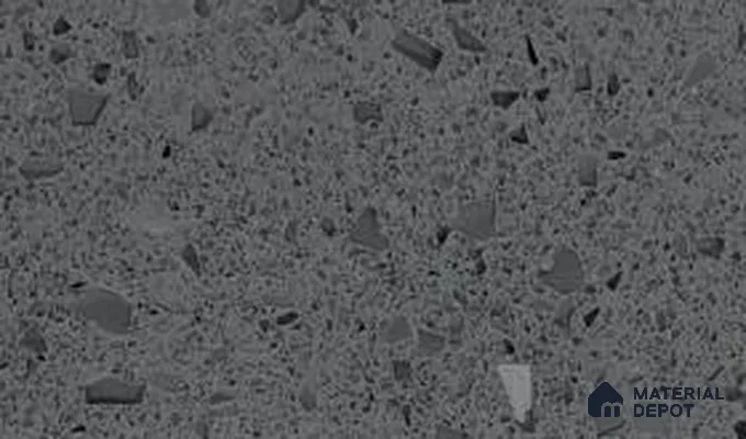 Belina Quartz QR 00163 Granite Mist Value Series 10.66 ft x 5.31 ft Quartz - 20 mm | 5 Years Warranty | Suitable for Kitchen, Restaurant, Counter Tops, Dining, Reception, office