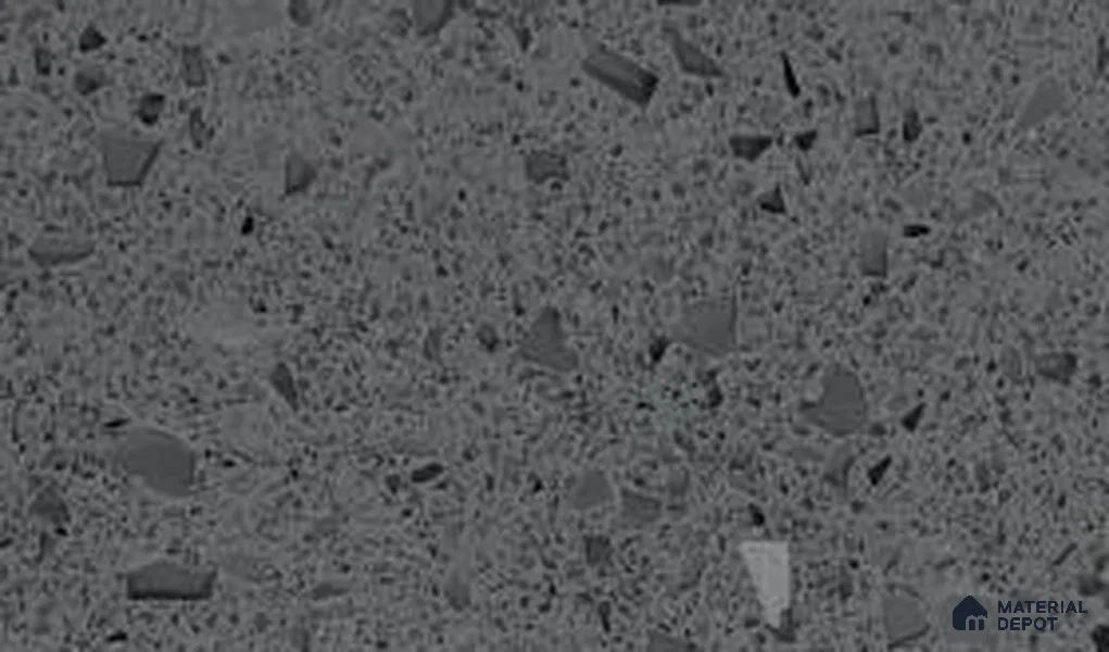 Belina Quartz QR 00163 Granite Mist Value Series 10.66 ft x 5.31 ft Quartz - 20 mm | 5 Years Warranty | Suitable for Kitchen, Restaurant, Counter Tops, Dining, Reception, office