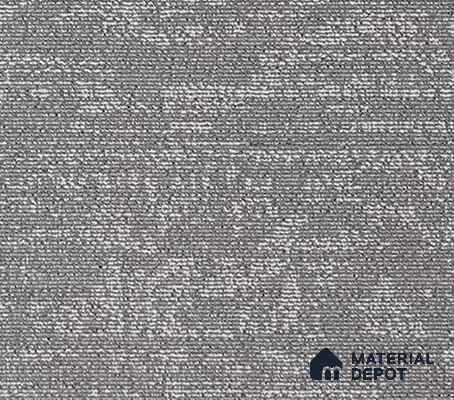 CT 00096 C Haze 15 Steel Grey Haze Series 500x500 mm | Non Woven | 100 % Solution Dyed Olefin | 600 GSM | 1/2 Gauge | Eco Backing Carpet Tile