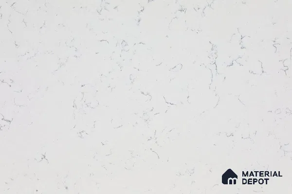 Belina Quartz QR 00172 Mist Vein Value Series 10.5 ft x 5.25 ft Quartz - 20 mm | 5 Years Warranty | Suitable for Kitchen, Restaurant, Counter Tops, Dining, Reception, office
