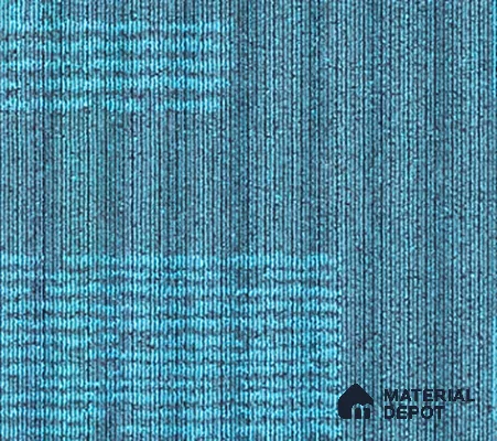 CT 00095 C Palo Alto 11 Aqua Blue Palo Alto Series 500x500 mm | Non Woven | 100 % Solution Dyed Olefin | 600 GSM | 1/2 Gauge | Eco Backing Carpet Tile