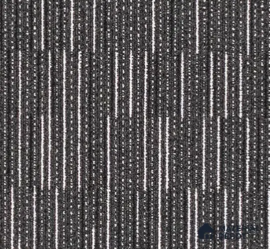CT 00093 Ray 01 Charcoal Grey Ray Series 500x500 mm | Non Woven | 100 % Solution Dyed Olefin | 500 GSM | 1/2 Gauge | Eco Backing Carpet Tile