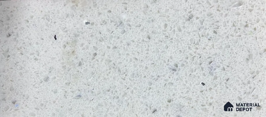Belina Quartz QR 00164 Frosted Pebble Value Series 10.66 ft x 5.31 ft Quartz - 20 mm | 5 Years Warranty | Suitable for Kitchen, Restaurant, Counter Tops, Dining, Reception, office