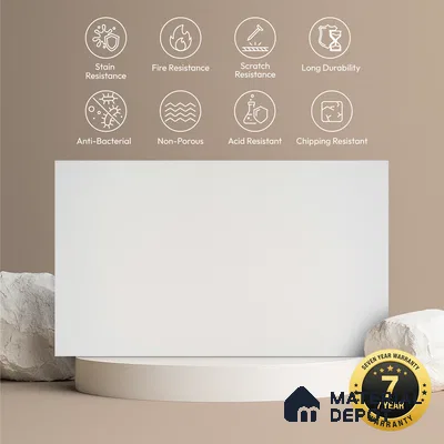Belina Quartz QR 00088 Frosted Viola Series 10.75 ft x 5.42 ft Quartz - 20 mm | 7 Years Warranty | Suitable for Kitchen, Restaurant, Counter Tops, Dining, Reception, office