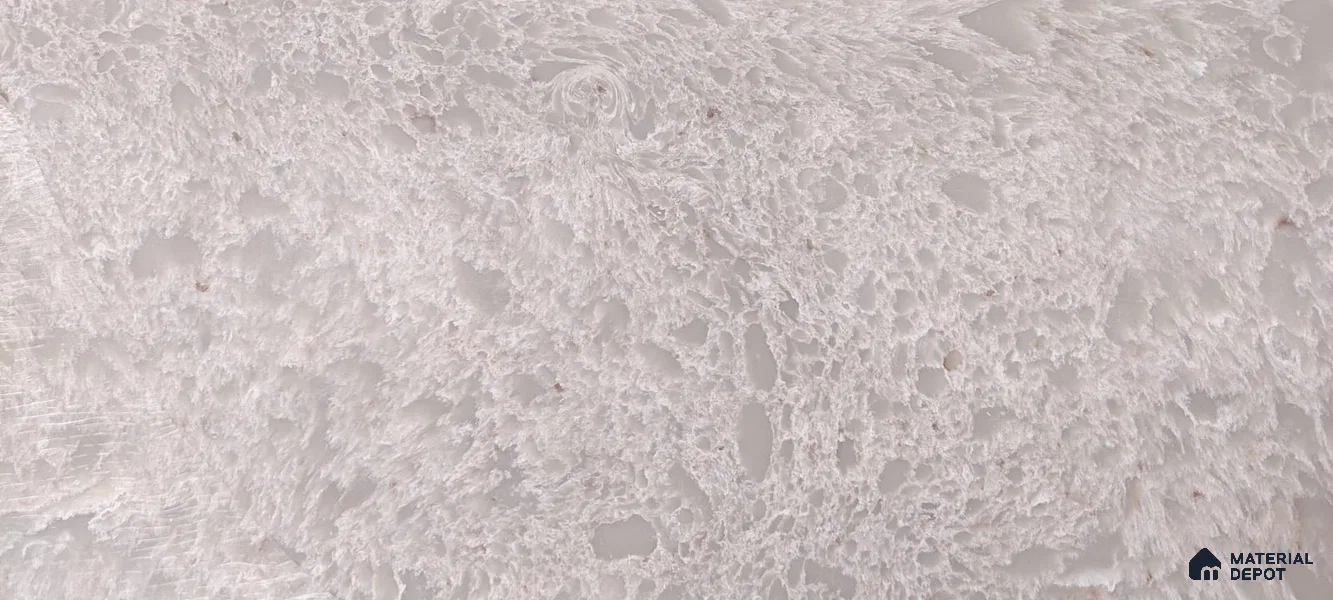 Belina Quartz QR 00195 Frosted Lace Value Series 10.56 ft x 5.31 ft Quartz - 20 mm | 5 Years Warranty | Suitable for Kitchen, Restaurant, Counter Tops, Dining, Reception, office