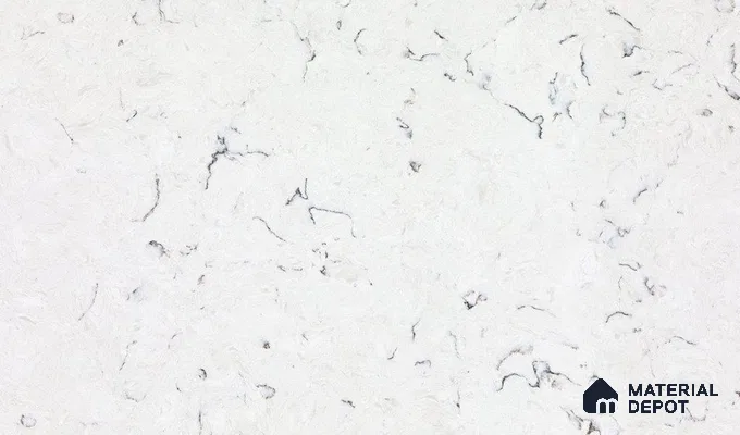 Belina Quartz QR 00170 Frosted Cascade Value Series 10.5 ft x 5.25 ft Quartz - 20 mm | 5 Years Warranty | Suitable for Kitchen, Restaurant, Counter Tops, Dining, Reception, office