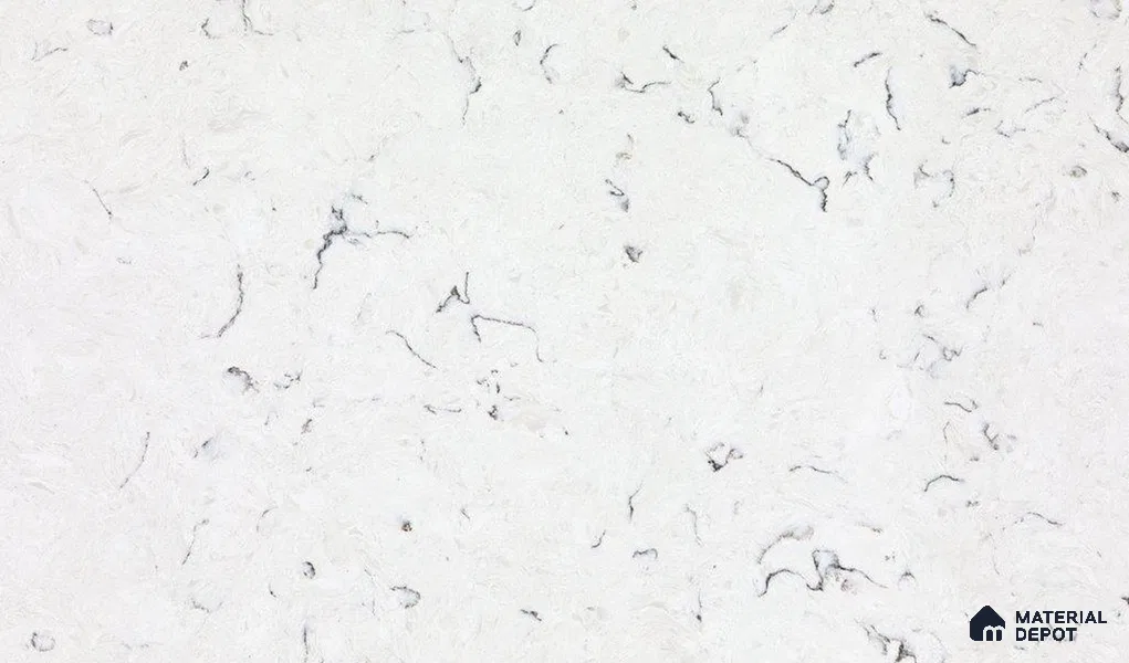 Belina Quartz QR 00170 Frosted Cascade Value Series 10.5 ft x 5.25 ft Quartz - 20 mm | 5 Years Warranty | Suitable for Kitchen, Restaurant, Counter Tops, Dining, Reception, office