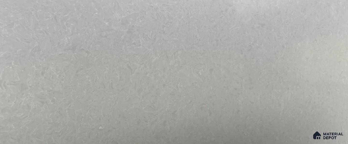 Belina Quartz QR 00190 Opaline Veil Value Series 10.5 ft x 5.25 ft Quartz - 20 mm | 5 Years Warranty | Suitable for Kitchen, Restaurant, Counter Tops, Dining, Reception, office