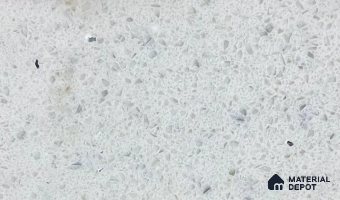 Belina Quartz QR 00164 Frosted Pebble Value Series 10.66 ft x 5.31 ft Quartz - 20 mm | 5 Years Warranty | Suitable for Kitchen, Restaurant, Counter Tops, Dining, Reception, office