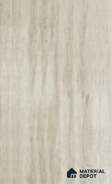 Pale Ash Grey Matte Finish 4 ft x 7 inch - 5 mm SPC Flooring | SP 00094 | 15-Year Warranty Click-Lock DIY Installation | Suitable For Kitchen, Living Room & Bedroom