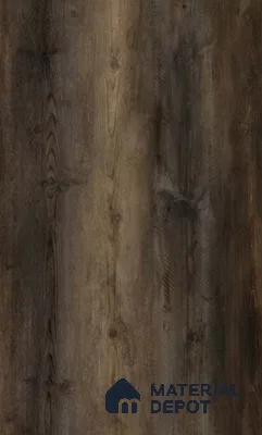 Dark Walnut Brown Matte Finish 4 ft x 7 inch - 5 mm SPC Flooring | SP 00110 | 15-Year Warranty Click-Lock DIY Installation | Suitable For Kitchen, Living Room & Bedroom