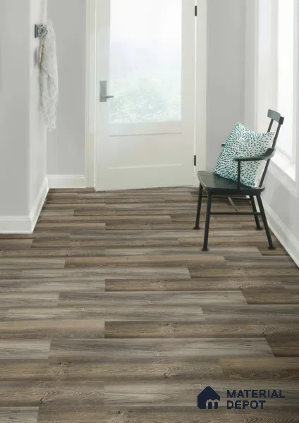 Umber Brown Matte Finish 4 ft x 7 inch - 5 mm SPC Flooring | SP 00116 | 15-Year Warranty Click-Lock DIY Installation | Suitable For Kitchen, Living Room & Bedroom