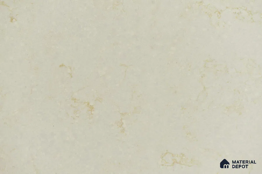 Belina Quartz QR 00222 Ivory Whisper Helsinki Series 11.5 ft x 6.5 ft Quartz - 20 mm | 10 Years of Replacement Warranty | Suitable for Kitchen, Restaurant, Counter Tops, Dining, Reception, office