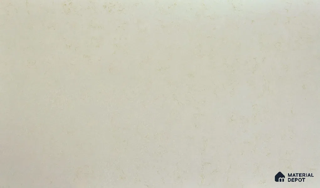 Belina Quartz QR 00222 Ivory Whisper Helsinki Series 11.5 ft x 6.5 ft Quartz - 20 mm | 10 Years of Replacement Warranty | Suitable for Kitchen, Restaurant, Counter Tops, Dining, Reception, office