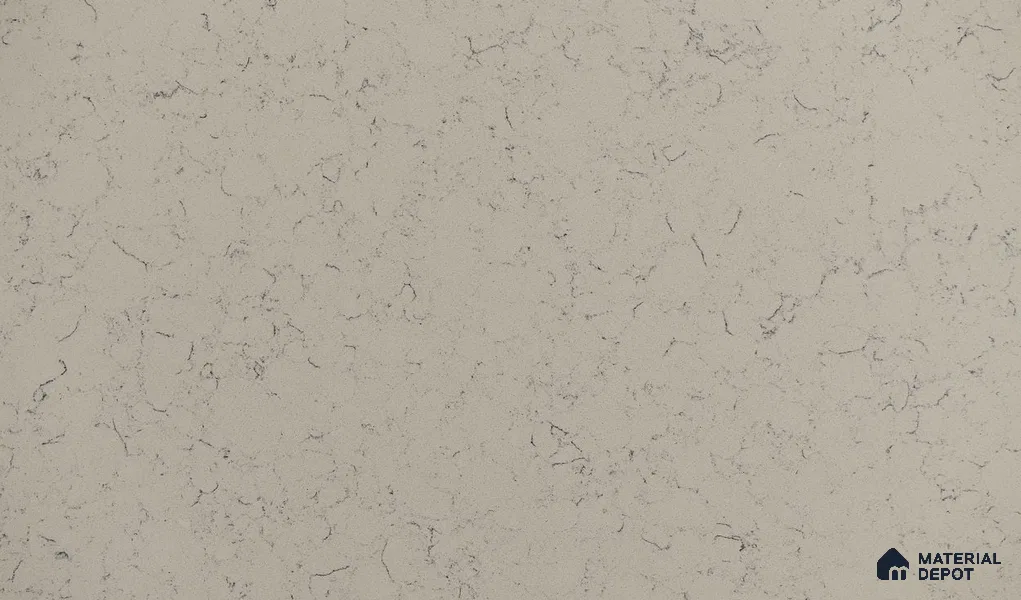 Belina Quartz QR 00224 Frosted Veil Helsinki Series 11.5 ft x 6.5 ft Quartz - 20 mm | 10 Years of Replacement Warranty | Suitable for Kitchen, Restaurant, Counter Tops, Dining, Reception, office