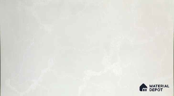 Belina Quartz QR 00241 Frosted Cloud Helsinki Series 11.5 ft x 6.5 ft Quartz - 20 mm | 10 Years of Replacement Warranty | Suitable for Kitchen, Restaurant, Counter Tops, Dining, Reception, office