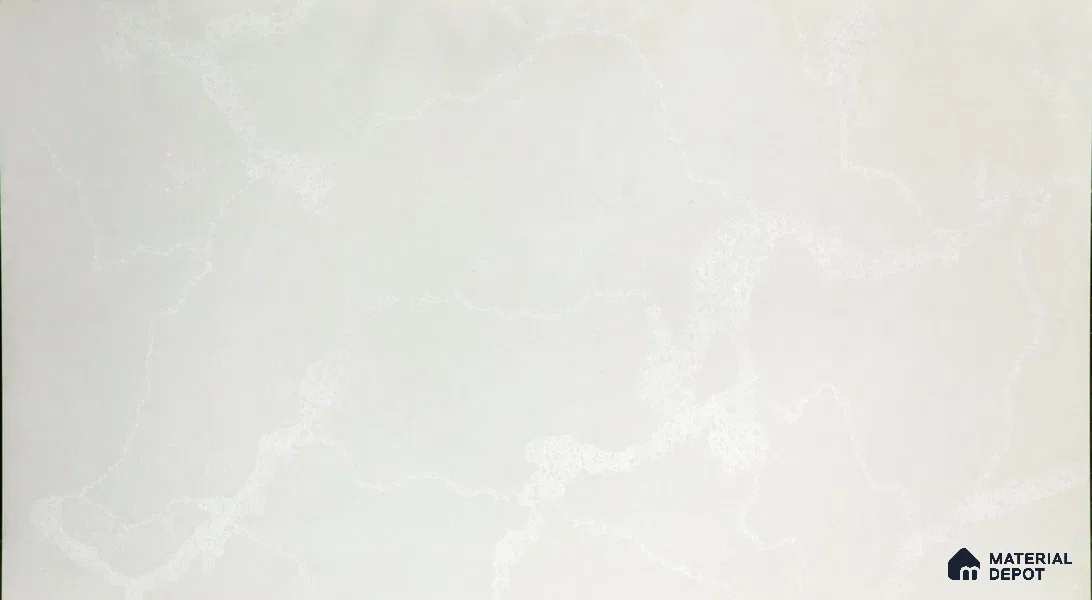Belina Quartz QR 00241 Frosted Cloud Helsinki Series 11.5 ft x 6.5 ft Quartz - 20 mm | 10 Years of Replacement Warranty | Suitable for Kitchen, Restaurant, Counter Tops, Dining, Reception, office