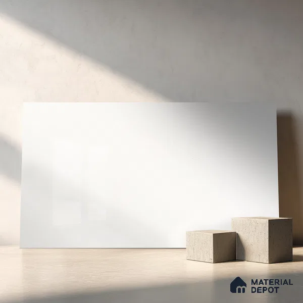Belina Quartz QR 00251 Ivory Whisper Helsinki Series 11.5 ft x 6.5 ft Quartz - 20 mm | 10 Years of Replacement Warranty | Suitable for Kitchen, Restaurant, Counter Tops, Dining, Reception, office
