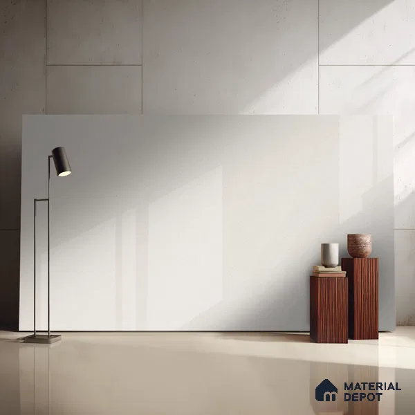 Belina Quartz QR 00203 Opaline Mist Helsinki Series 11.5 ft x 6.5 ft Quartz - 20 mm | 10 Years of Replacement Warranty | Suitable for Kitchen, Restaurant, Counter Tops, Dining, Reception, office