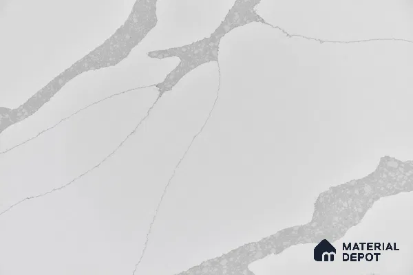 Belina Quartz QR 00244 Serene Cascade Helsinki Series 11.5 ft x 6.5 ft Quartz - 20 mm | 10 Years of Replacement Warranty | Suitable for Kitchen, Restaurant, Counter Tops, Dining, Reception, office