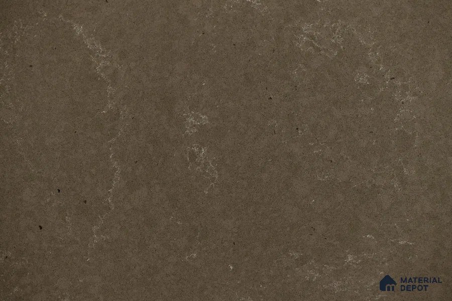Belina Quartz QR 00229 Umber Veil Helsinki Series 11.5 ft x 6.5 ft Quartz - 20 mm | 10 Years of Replacement Warranty | Suitable for Kitchen, Restaurant, Counter Tops, Dining, Reception, office